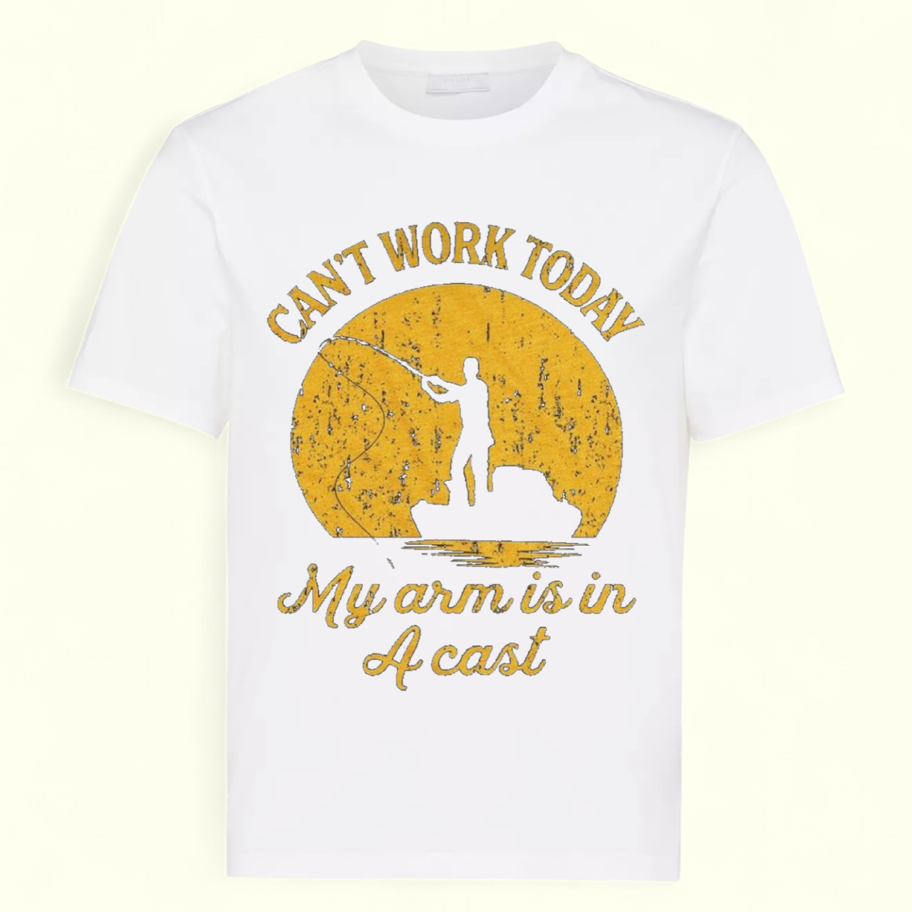 Arm In A Cast Fishing Shirt